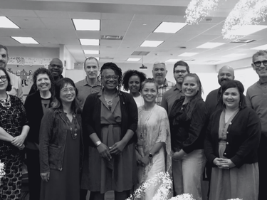 senior team gathered 